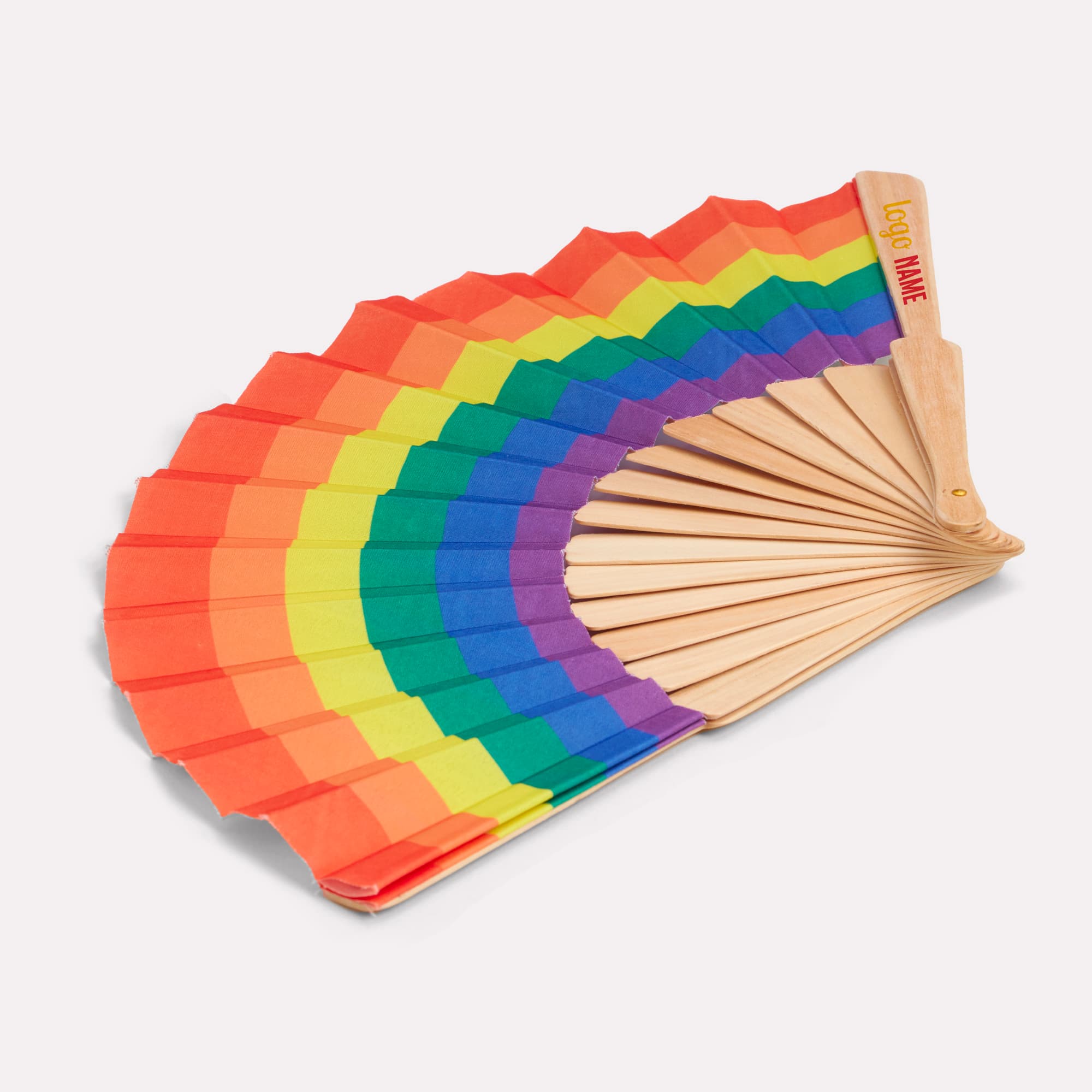 Éventails arc-en-ciel