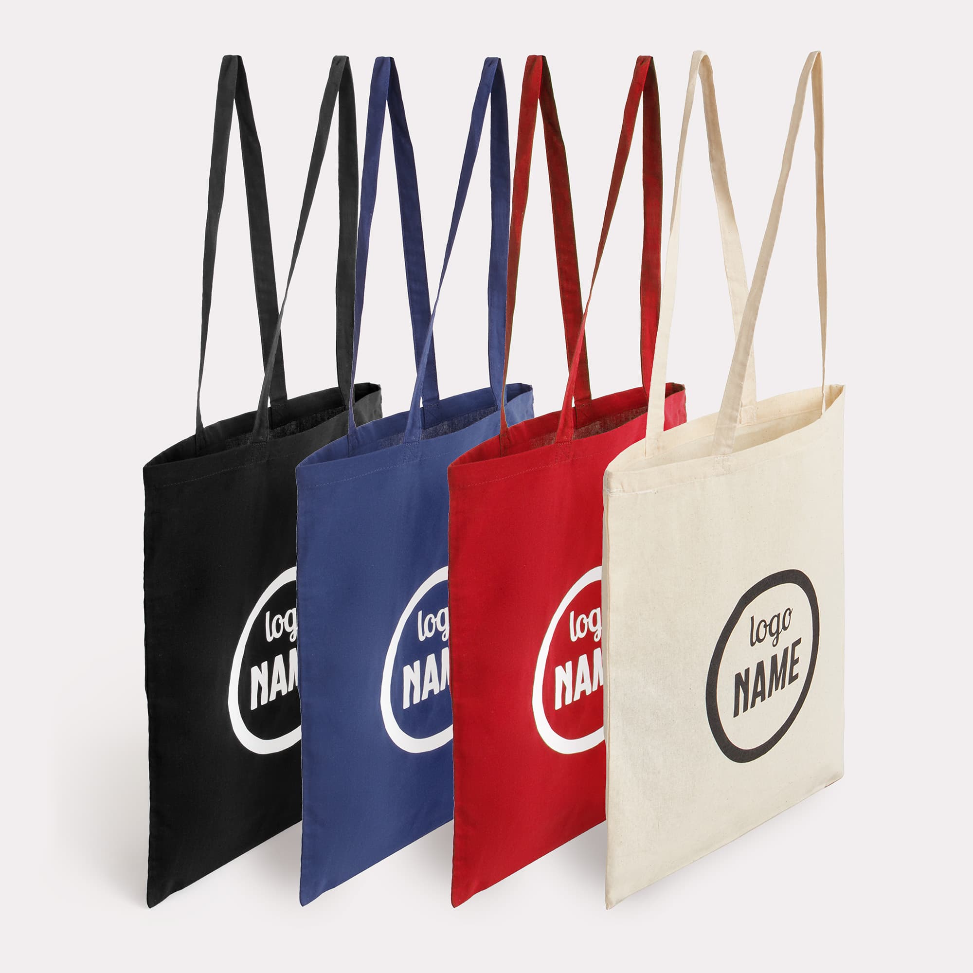 Sacs avec anses en coton