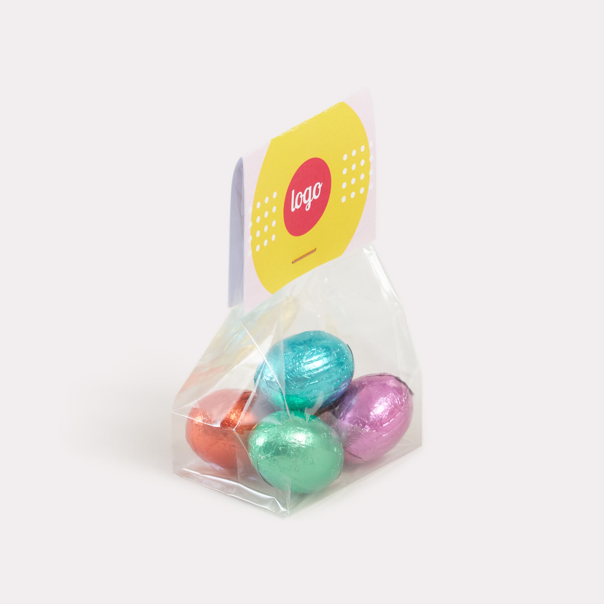 Sacs d'œufs en chocolat