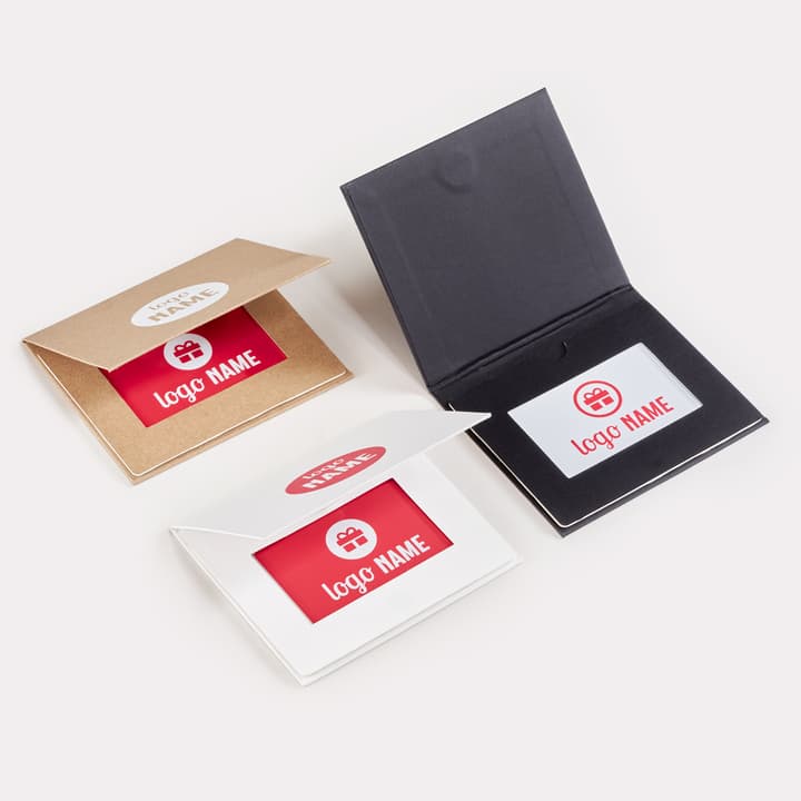 Boîtes pour carte-cadeau