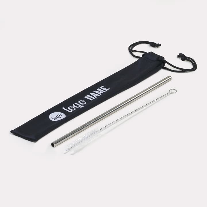 Pailles réutilisables en inox