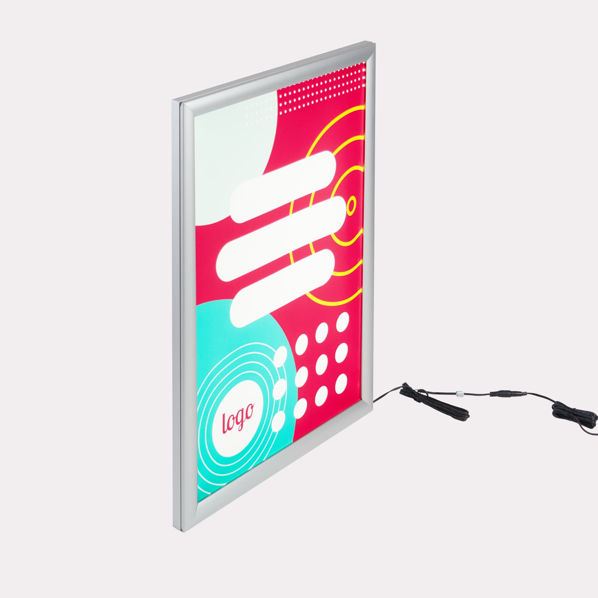 Cadres porte-affiche LED