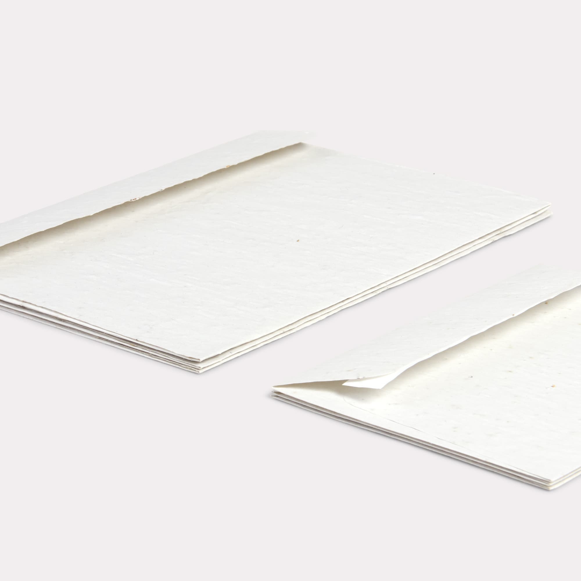 Enveloppes en papier ensemencé
