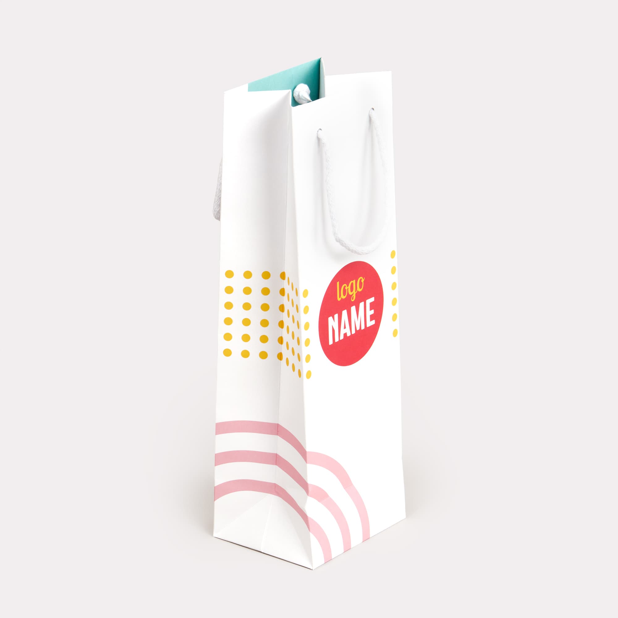 Sacs en papier "Luxe" pour bouteilles de vin - offset